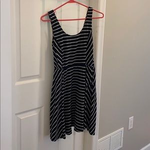 Short striped dress